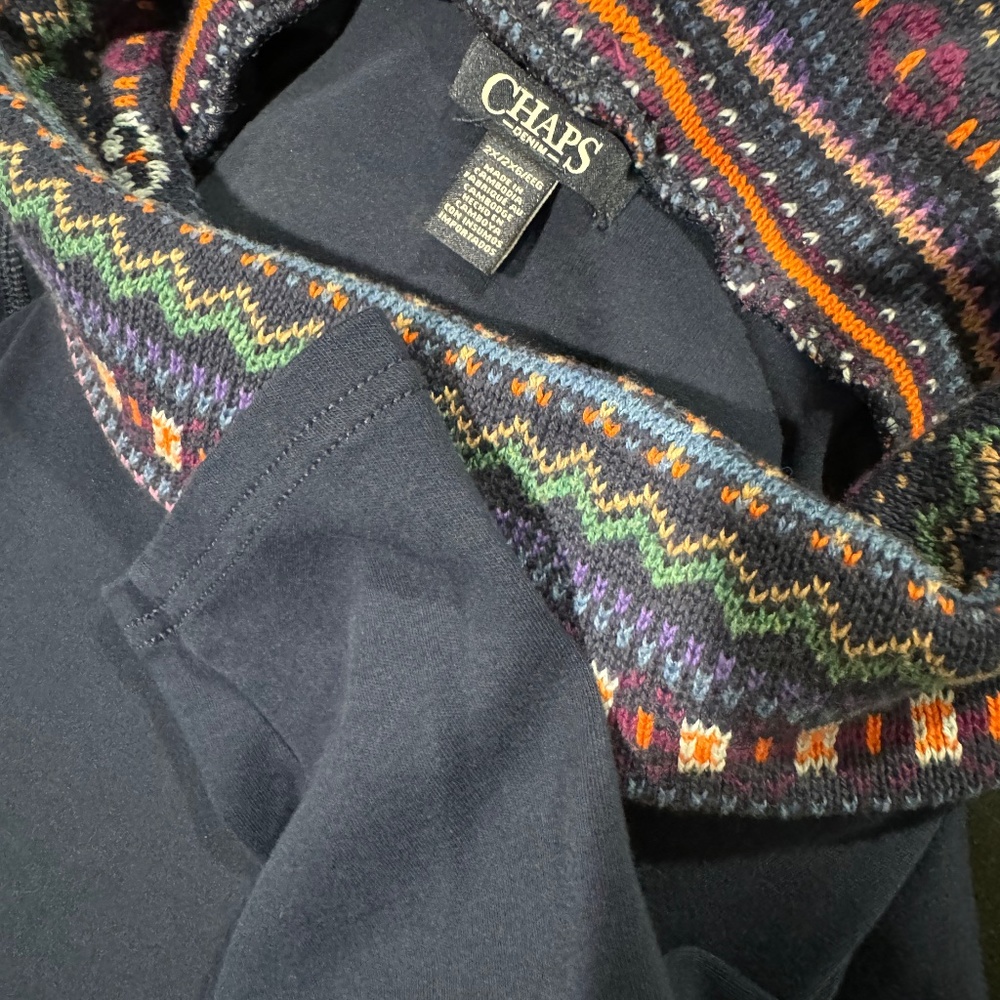 Chaps 2X Cowl Neck Top